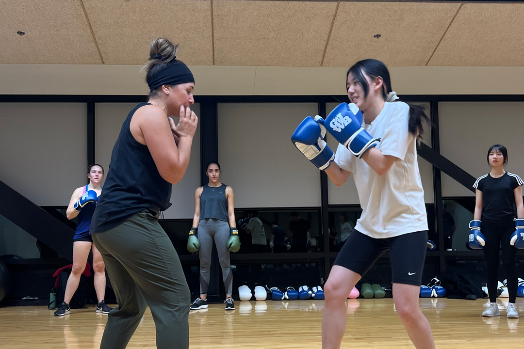 Boxing demonstration