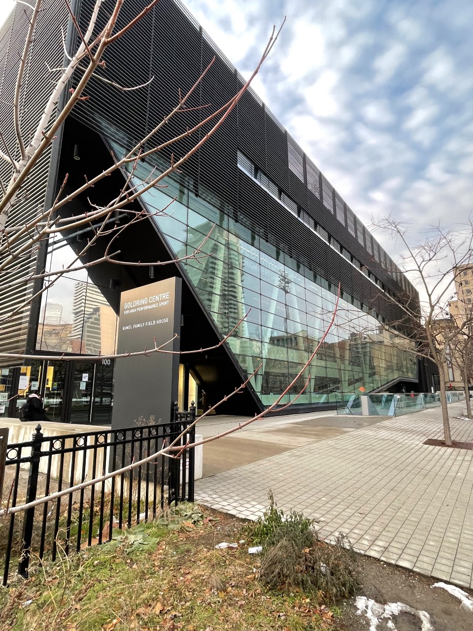 view of Goldring Centre front doors