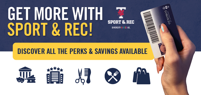 Get more with Sport & Rec and Discover all the perks and savings available