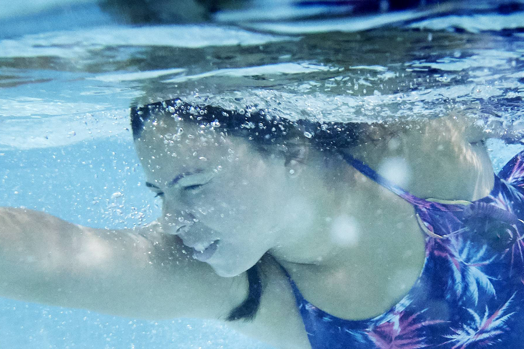 Woman swimming 