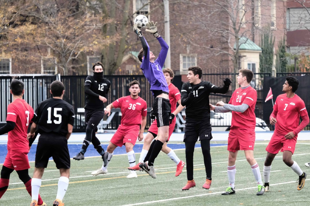 tricampus collegiate competitors playing on a field